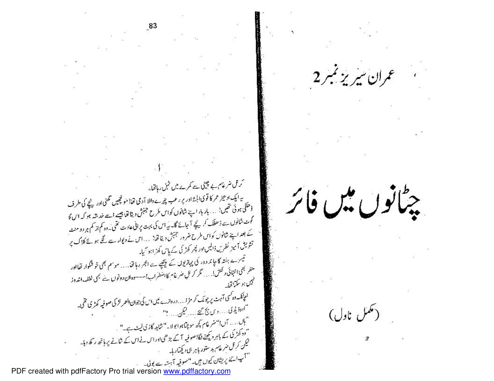 Published cover of Chattanon Mein Fire