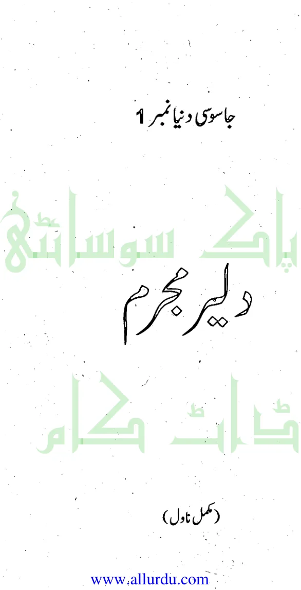 Published cover of Dilaer Mujrim