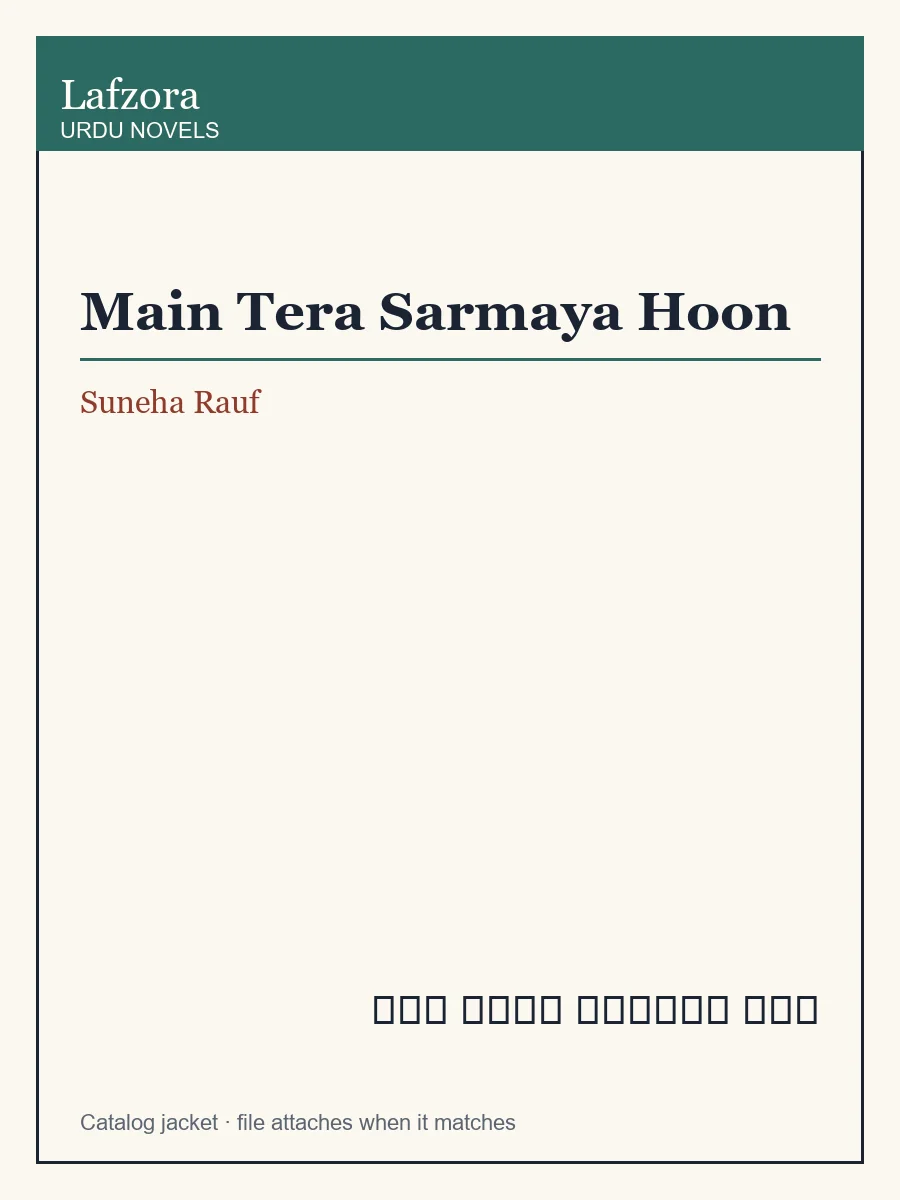 Published cover of Main Tera Sarmaya Hoon