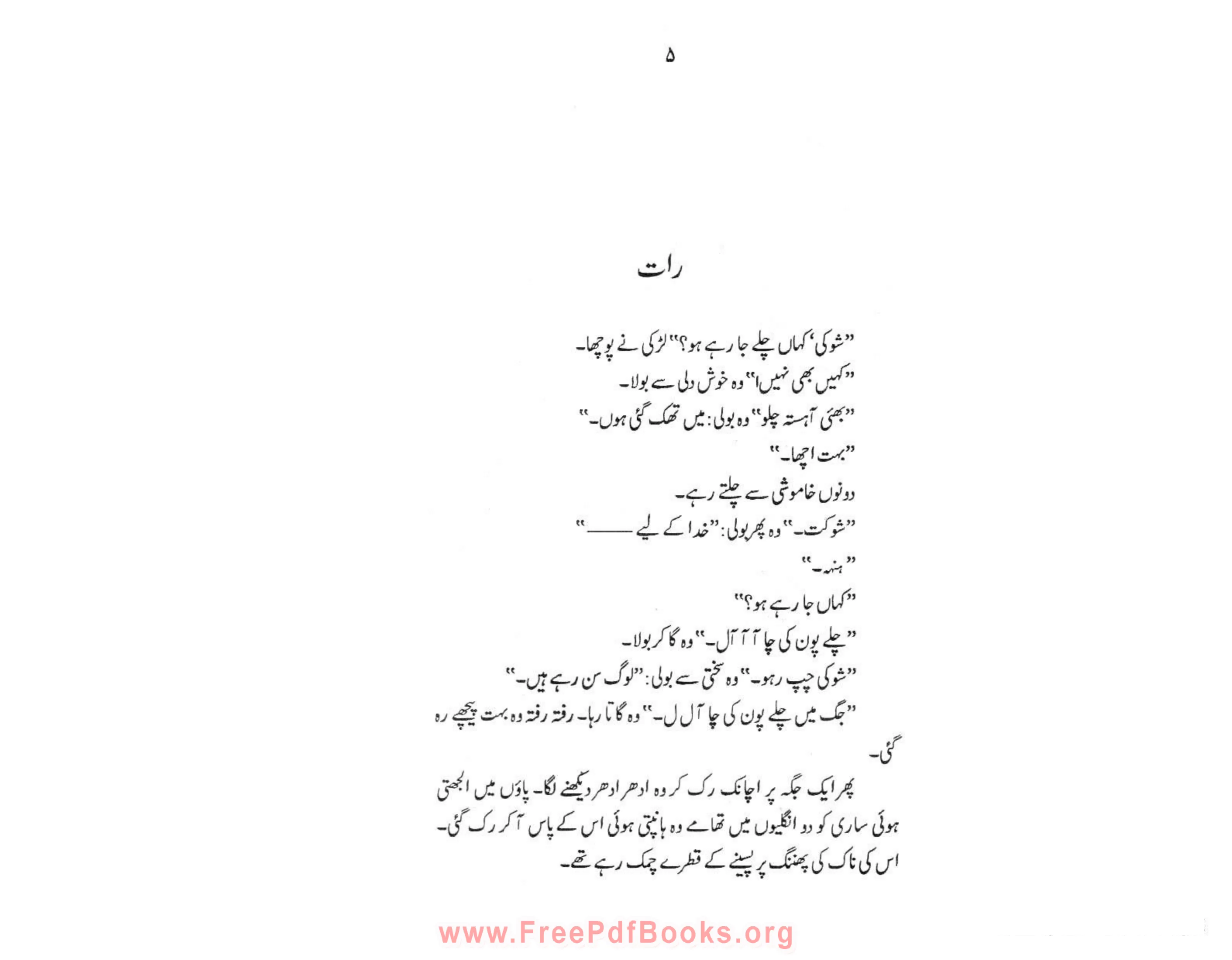 Published cover of Raat by Abdullah Hussain