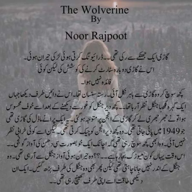 Published cover of The Wolverine by Noor Rajpoot